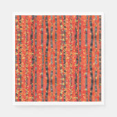 《植物》アスペン樺の木ツリーフォレストパターン スタンダードランチョンナプキン (正面)