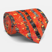 《植物》アスペン樺の木ツリーフォレストパターン ネクタイ (ロール)