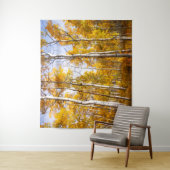 《植物》アスペン溝黄色紅葉 タペストリー (インサイチュ)