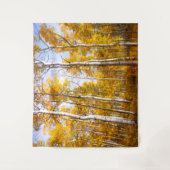 《植物》アスペン溝黄色紅葉 タペストリー (正面)