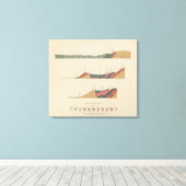 《植物》アスペン特殊シート キャンバスプリント (インサイチュ (ウッドフロア))