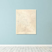 《植物》アスペン特殊 キャンバスプリント (インサイチュ (ウッドフロア))