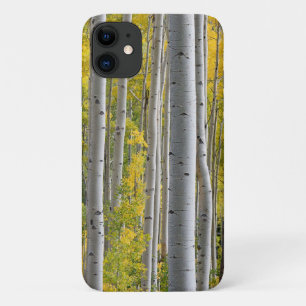 《植物》アスペン紅葉ツリートランクスイエロースプレンダー iPhone 11 ケース