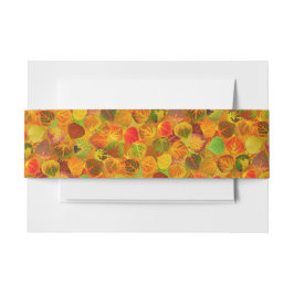 《植物》アスペン葉ズコラージュ無地のメドレシームレス1 招待状ベリーバンド