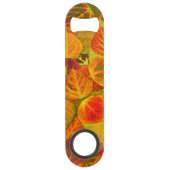 《植物》アスペン葉ズコラージュ無地のメドレー1 スピード栓抜き (裏面)