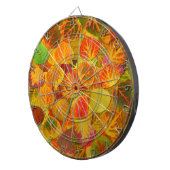 《植物》アスペン葉ズコラージュ無地のメドレー1 ダーツボード (正面右)