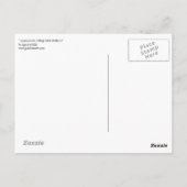 《植物》アスペン葉ズコラージュ無地のメドレー1 ポストカード (裏面)