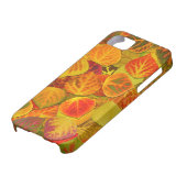 《植物》アスペン葉ズコラージュ無地のメドレー1 Case-Mate iPhoneケース (下部)