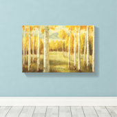 《植物》アスペン キャンバスプリント (インサイチュ (ウッドフロア))