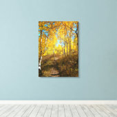 《植物》アスペン キャンバスプリント (インサイチュ (ウッドフロア))