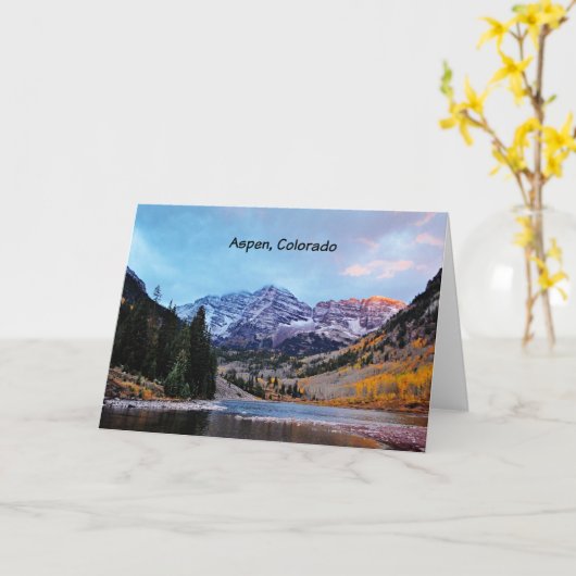 《植物》アスペン、コロラド カード (黄色い花)