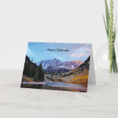 《植物》アスペン、コロラド カード (正面)