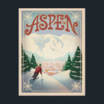 《植物》アスペン、コロラド |スキーゲレンデ ポストカード<br><div class="desc">アンダーソンデザイングループは、テネシー州ナッシュビルにある受賞歴のあるイラストレーションデザイン会社である。創始者のジョエル・アンダーソンは、才能あるアーティストのチームに対し、1920年代から1960年代までのクラシックヴィンテージのプリントに似たオリジナルポスターアートを制作するよう指示す広告る。</div>