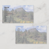 《植物》アスペン、コロラド・ロッキーズ 名刺 (正面/裏面)