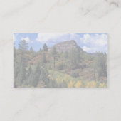 《植物》アスペン、コロラド・ロッキーズ 名刺 (裏面)