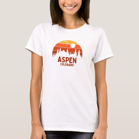 《植物》アスペン、コロラド Tシャツ (正面)