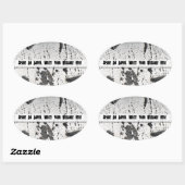 《植物》アスペン・ツリーを確保する 楕円形シール (シート)