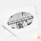 《植物》アスペン・ツリーを確保する 楕円形シール (封筒)