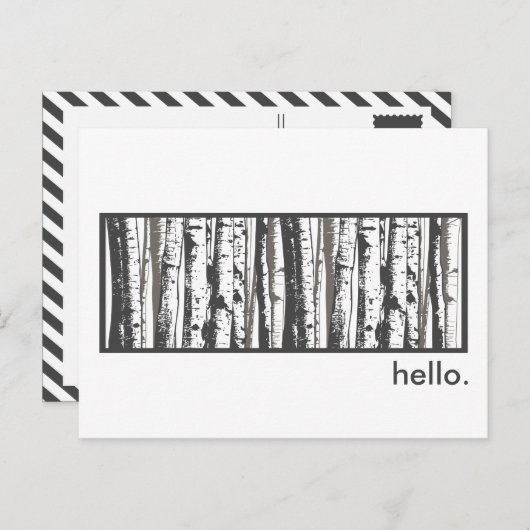 《植物》アスペン ポストカード (正面/裏面)