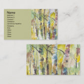 《植物》アスペン 名刺 (正面/裏面)