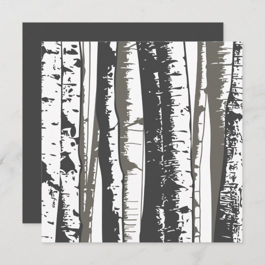 《植物》アスペン 招待状 (正面/裏面)