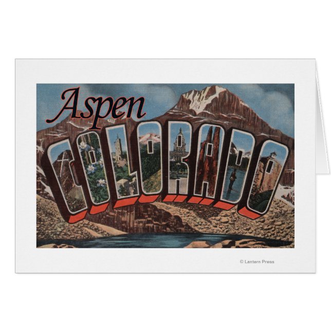 《植物》アスペン, ColoradoLarge Letter ScenesAspen, CO (正面横)