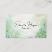 植物/エレガント植物体/ハウスプラント/自然 名刺 (正面)