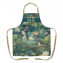 《植物》スイレンおとぎ話グリーンウエカスタムズモノグラム