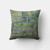 《植物》スイレンと日本の歩道橋 クッション (裏面)