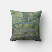 《植物》スイレンと日本の歩道橋 クッション (正面)
