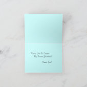 《植物》スイレンによっては池の《植物》スイレンのサンキューカードが開花します サンキューカード (内部)