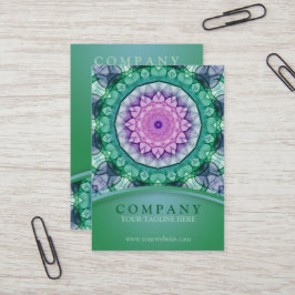 《植物》スイレンの曼荼羅 名刺