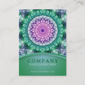 《植物》スイレンの曼荼羅 名刺 (正面)