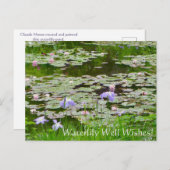 《植物》スイレンの願い！ ポストカード (正面/裏面)