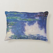 《植物》スイレンインポンドバイクロード・モネ,ヴィンテージ・アート アクセントクッション (裏面)