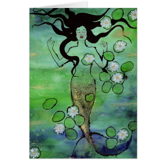 《植物》スイレンカード (正面)