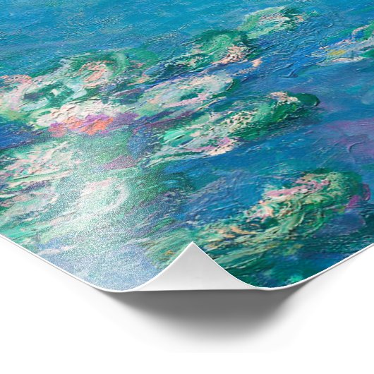 《植物》スイレンバイクロードモネファインアート絵画ズ フォトプリント (角)