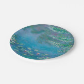 《植物》スイレンバイクロードモネファインアート絵画ズ ペーパープレート (アングル)