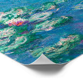 《植物》スイレンバイクロードモネファインアート絵画ズ ポスター (角)