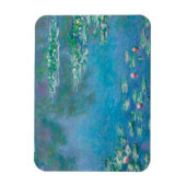 《植物》スイレンバイクロードモネファインアート絵画ズ マグネット (縦)