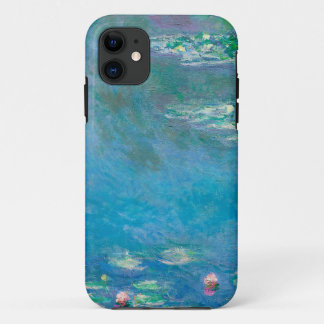《植物》スイレンバイクロードモネファインアート絵画ズ iPhone 11 ケース