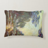 《植物》スイレンバイクロードモネヴィンテージファインアート アクセントクッション (裏面)