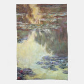 《植物》スイレンバイクロードモネヴィンテージファインアート キッチンタオル (縦)