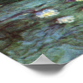 《植物》スイレンバイクロードモネヴィンテージファインアート ポスター (角)