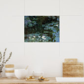 《植物》スイレンバイクロードモネヴィンテージファインアート ポスター (キッチン)