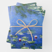 《植物》スイレンバイクロードモネヴィンテージファインアート ラッピングペーパーシート (インサイチュ)