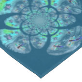 《植物》スイレンパターン（の模様が）あるトンボ テーブルクロス (アングル)