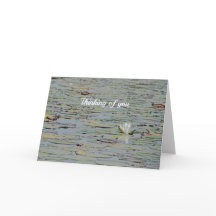 《植物》スイレンポンドレイクフラワーIグリーティングカード