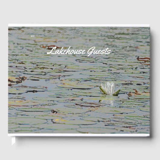 《植物》スイレンポンドレイクフラワーIゲストブック ゲストブック (正面)