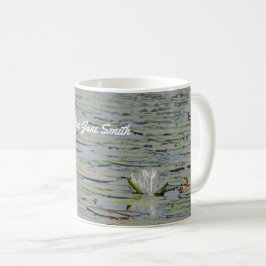 《植物》スイレンポンドレイクフラワーIコーヒーマグ コーヒーマグカップ